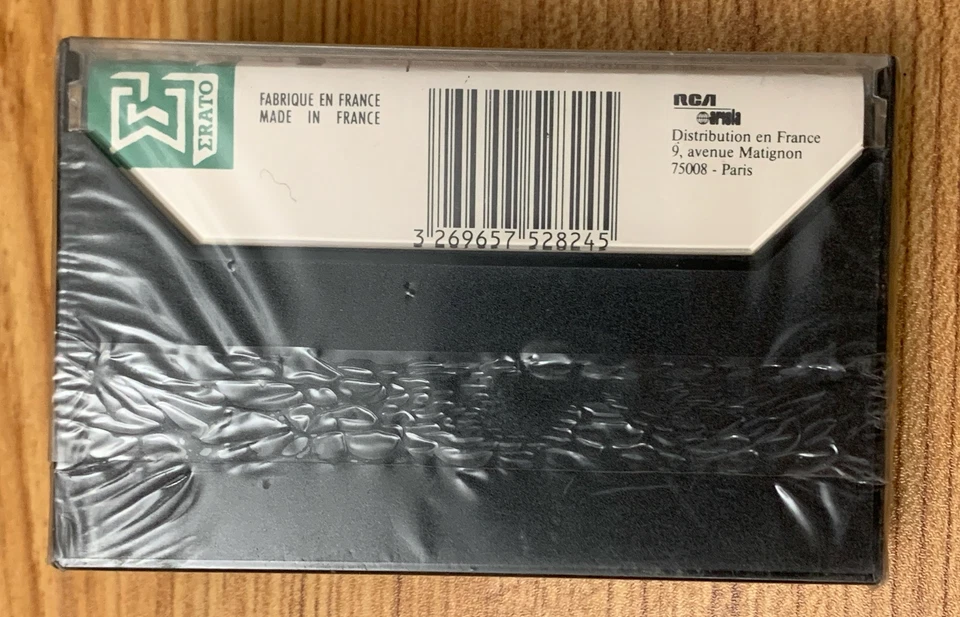 Dvorak / Tchaikovsky ERATO Cassette Tape (MCE 75282) - Image 3 of 3