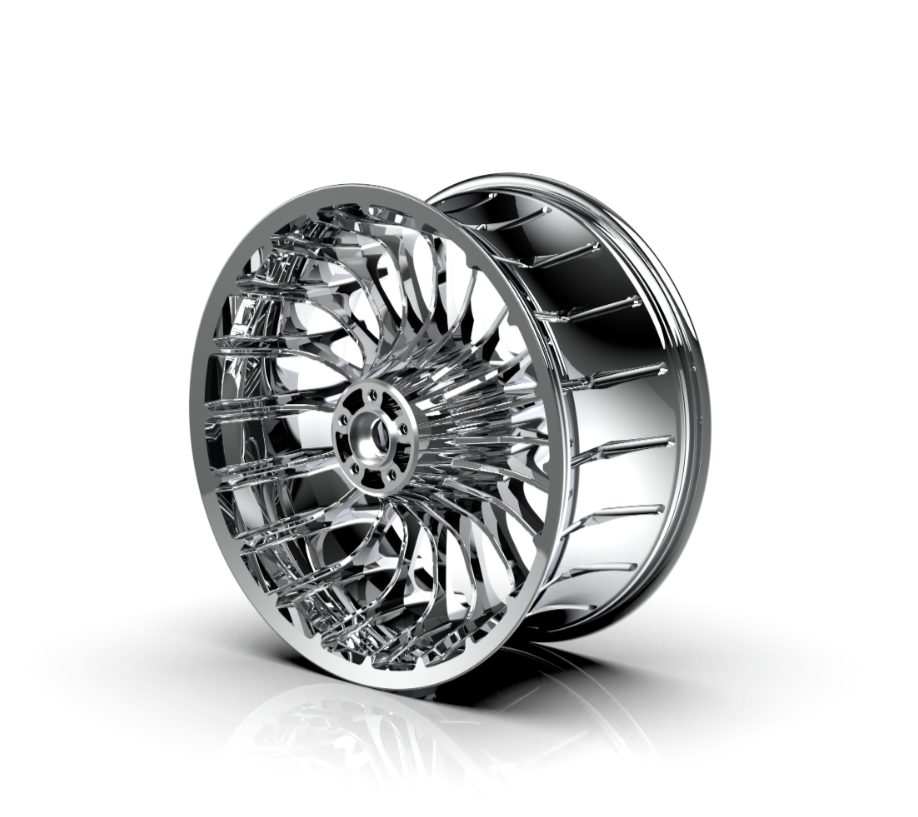 Hoprousa Chrome Rear 18x8.5 Inch Tubeless spoke Wheels for HD 18+