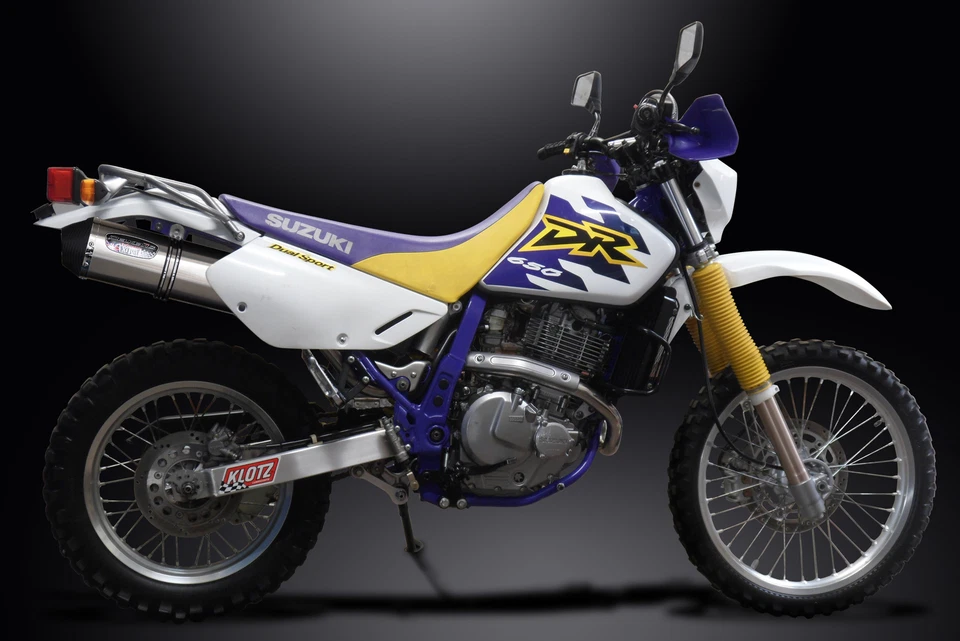 Suzuki DR650S DR650SE 96-24 Slip On 13.5" X-Oval Stainless Exhaust Muffler Kit - Image 4 of 4