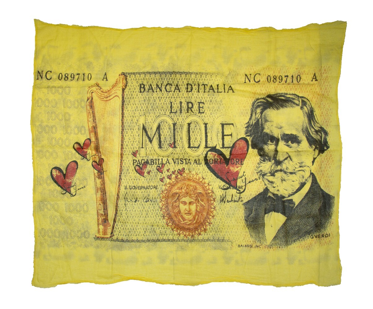 SG Sciarpa foulard donna SWEET YEARS articolo LF76SY SY01 - cm150 x cm120 cir 10990₽