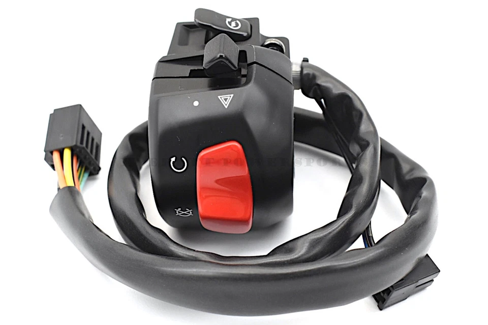 Interruptor de guidão direito SV650 03-09, SV1000 03-09 partida sinal de volta K214 B - Imagem 3 de 4