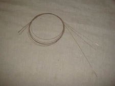 3 qty D'Addario LE026W Nickel Wound Loop End Single Strings .026