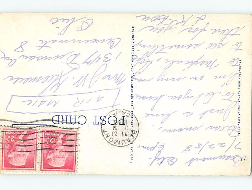 1950's PIONEER WOMAN STATUTE Ponca City Oklahoma OK F2947 eBay