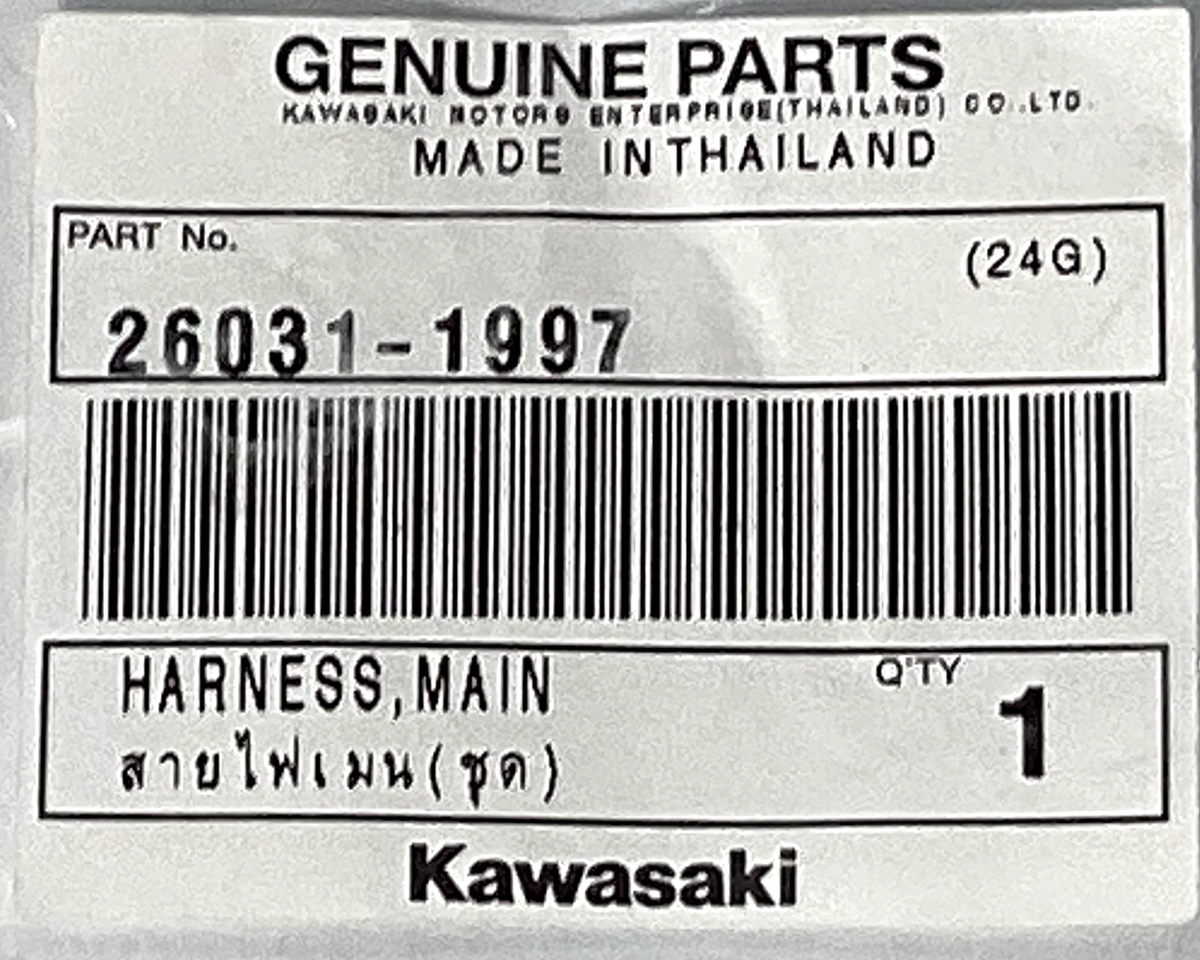 Kawasaki KLX 140 Main Wire Harness Engine Motor Wiring