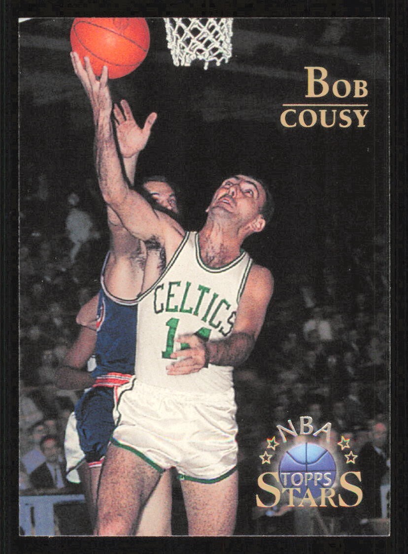 1996 Topps Stars BOB COUSY Members Only card BOSTON CELTICS