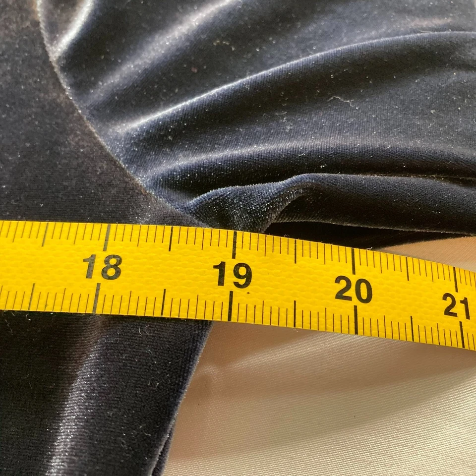 Body de mujer J Crew azul de terciopelo manga larga talla L básico elevado de vacaciones Foto 4 de 4