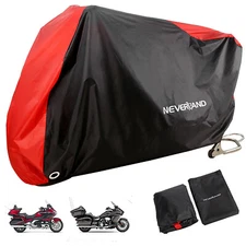 3XL Waterproof UV Motorcycle Cover Red for Honda Goldwing GL1200 GL1500 GL1800