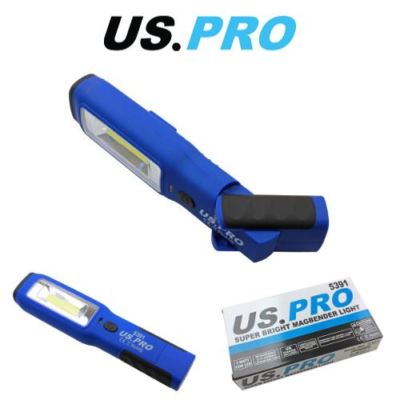 US PRO blau & schwarz superhelles Magbender Licht - Inspektionsleuchte - LED Taschenlampe