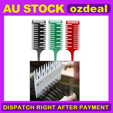 Dcash Hair Highlighting Salon 3-Way Weaver Comb quick foil Highlight Green RedAD