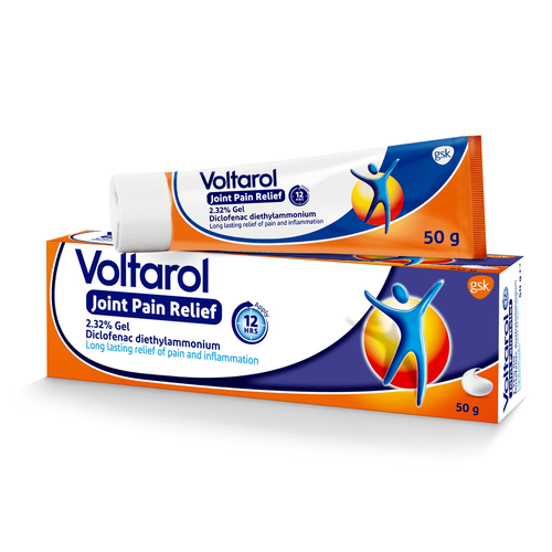 4 x Voltarol Joint & Back Pain Relief Gel 2.32, 4 x 50g 5054563908117