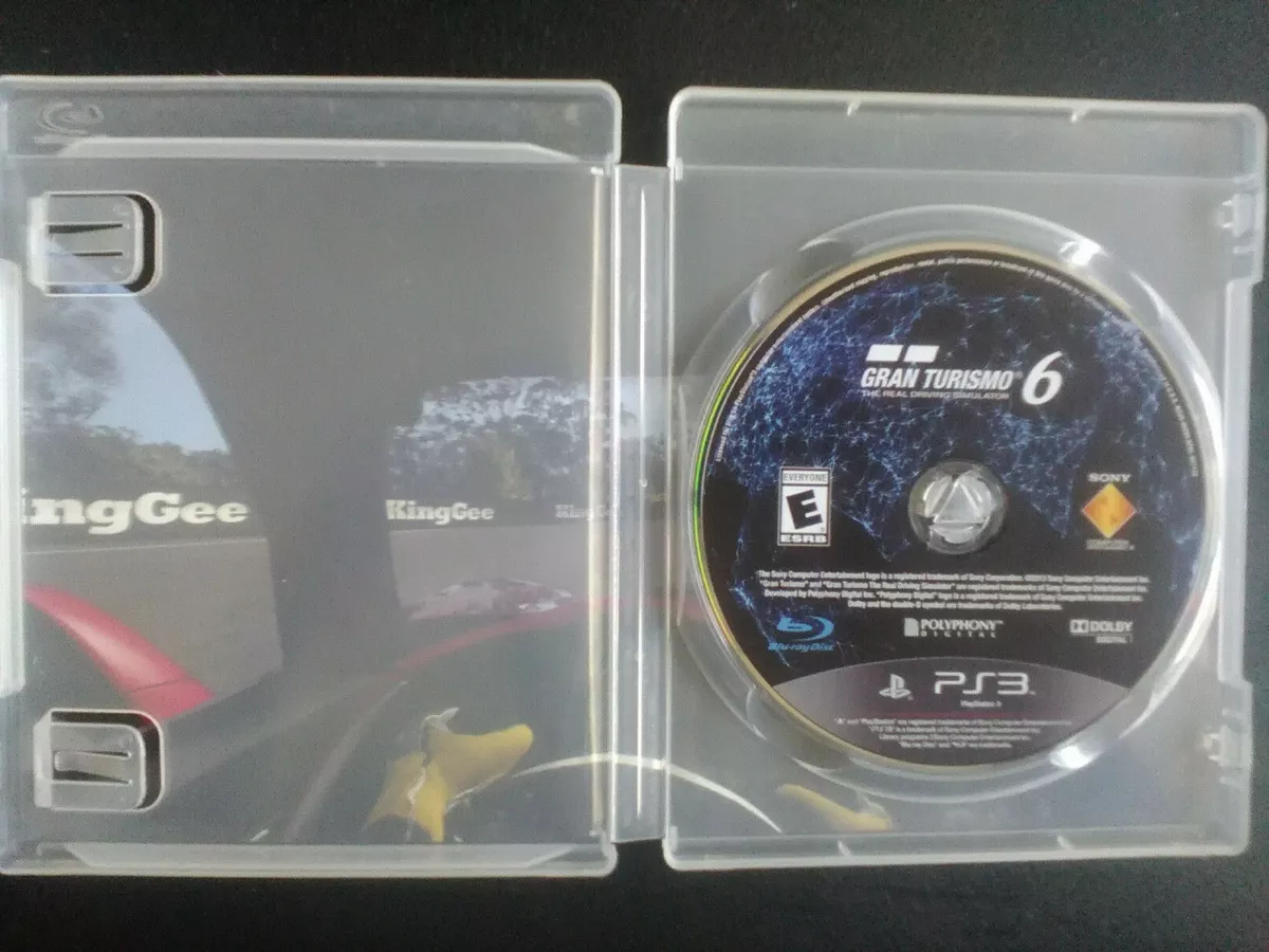 Gran Turismo 6 PS3 Complete, Tested, Sanitized, Adult Owned, Free Ship CAN