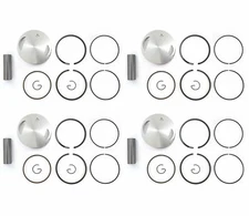 4 Pack Piston Kit - Standard Stock Bore Honda CB550 1974 1975 1976 1977 1978 Set