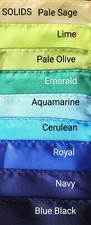 POCKET Square FLAT Greens Blues Solid Colors Satin you fold NEW by Ornaments