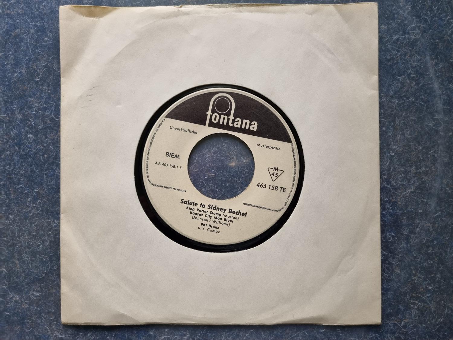 7"" EP Single Vinyl Pat Bronx - King Porter Stomp/ Les oignons GERMANY PROMO