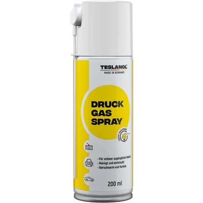 Teslanol D Dust Off Druckluft Spray Druckgas zur Reinigung + entstauben 200ml