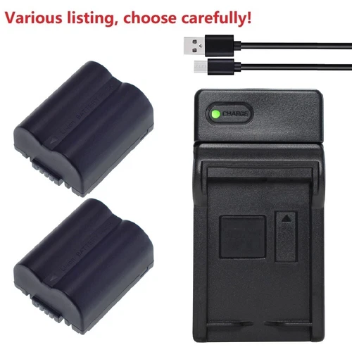Battery or charger for Panasonic CGR-S006E CGR-S006A Lumix DMC-FZ8EB-K CGR-S006E