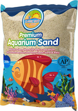 Natural Aquarium Sand for Freshwater and Saltwater Tanks, 20 Lb. Bag, Improves F