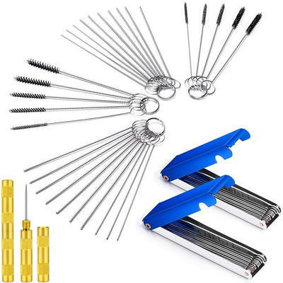 #ad Carburetor Cleaning Kit Carbon Dirt Jet Remove Cleaner 26 Cleaning Wires Se... $15.70