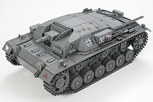 Tamiya 1/48 Military No.07 GERMAN STURMGESCHUTZ III Ausf. B kit 32507 JAPAN81 - Immagine 2 di 4