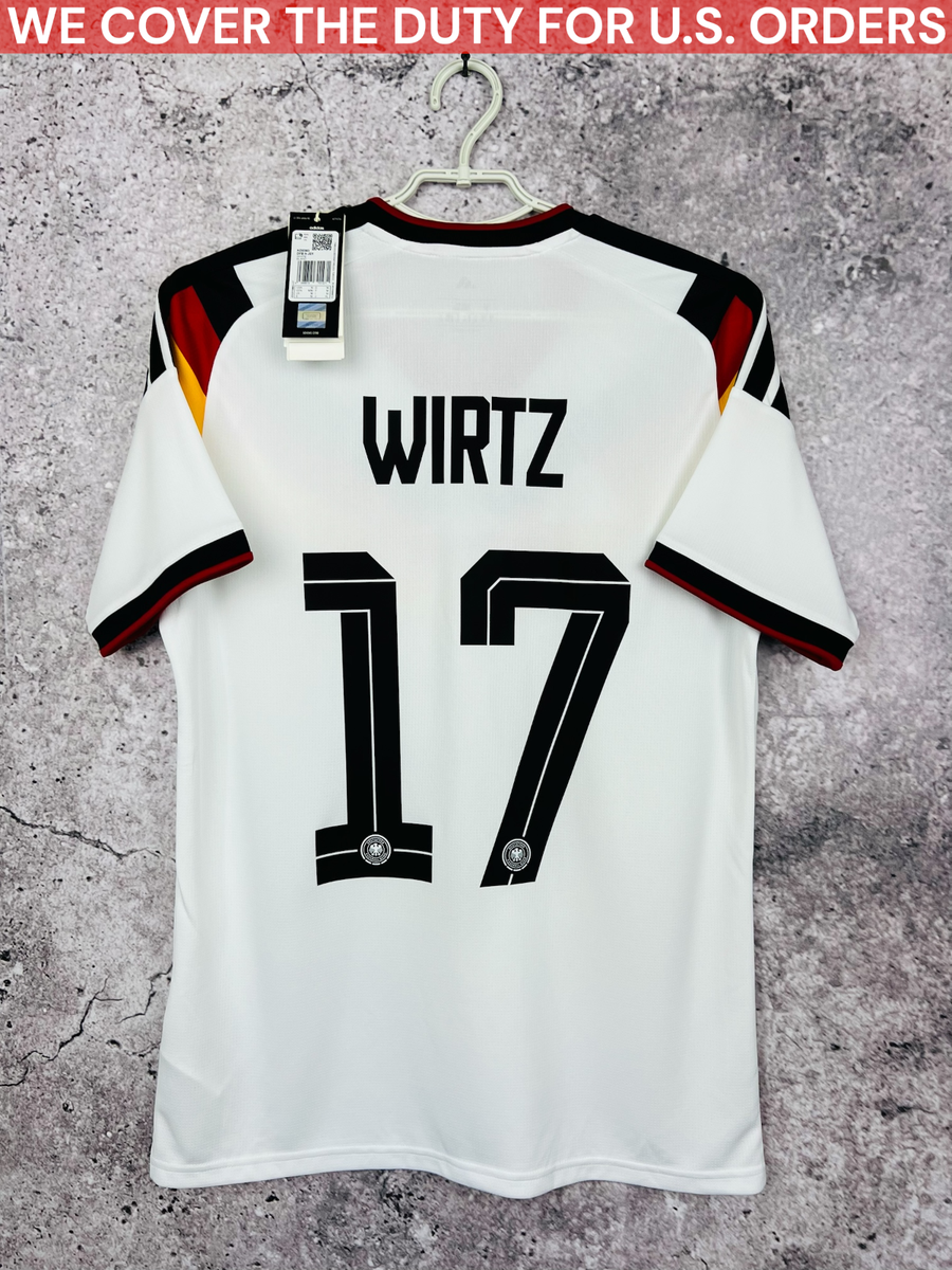 ドイツ代表 サッカーシャツ 17番　WIRTZ ADIDAS GERMANY TEAM JERSEY 2026 HOME SOCCER FOOTBALL SHIRT WIRTZ