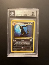 Nintendo Pokémon Umbreon 13/75 Neo Discovery ITA 2001 Holo R Beckett BGS 9