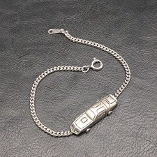 Vintage Avon Trans Am Race Car Bracelet Silver Tone. 18.196