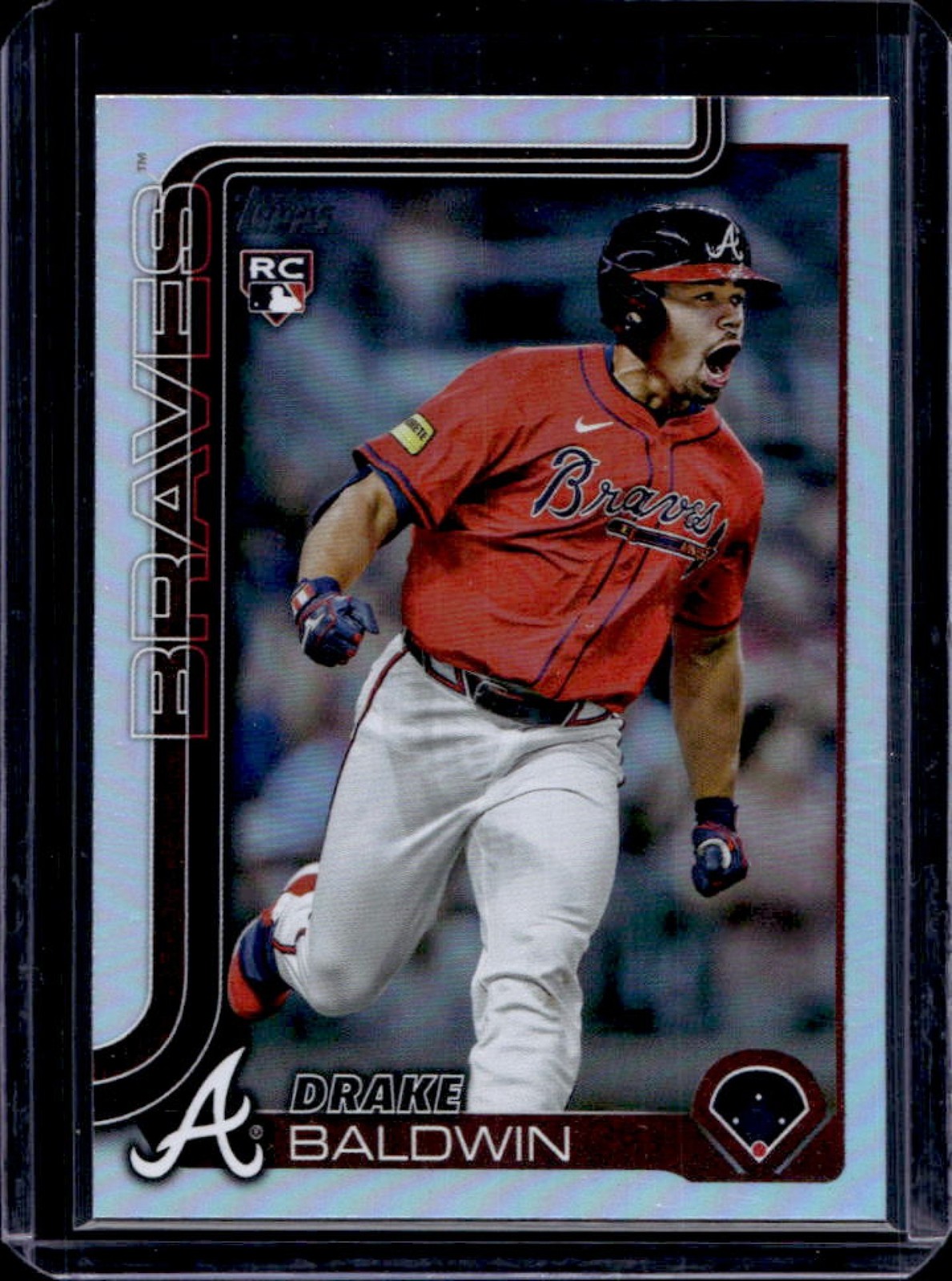2025 Topps Update Drake Baldwin RC Rainbow Foil Rookie #US87 Braves