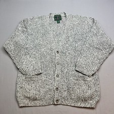 VTG Abercrombie Fitch Big Sweater Large Cardigan Wool Blend Chunky Oversized