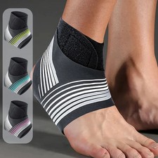 2 Piece Sports Ankle Compression Strap Ankle Support Stabilizer Tendon Pain