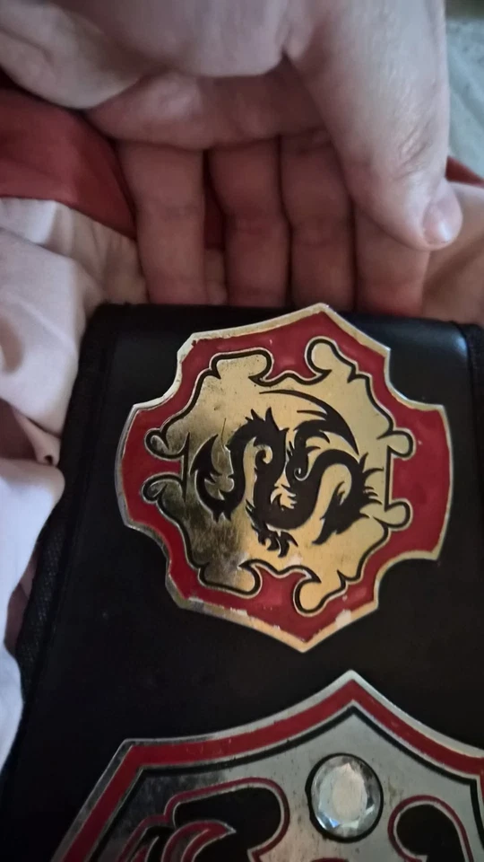 RING USED CUSTOM CHAMPIONSHIP BELT WRESTLING BELT - Image 4 of 4