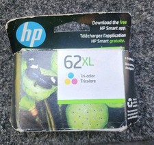 HP 62XL Tri Color Ink Cartridge Genuine C2P07AN 