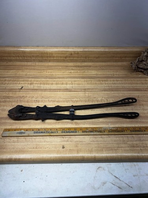 #ad Vintage H.K. Porter No. 1 quot;New Easyquot; 24quot; Bolt Cutter 1892 Patent HKP USA $37.95