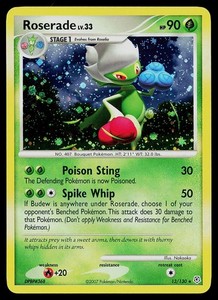 Roserade 13/130 Diamond & Pearl Holo Rare