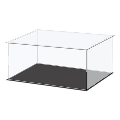 Acrylic Display Case Cube Storage Box Small Assemble Showcase 36x21x15.5cm