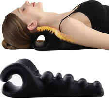 Neck Stretcher Shoulder Relaxer, Firm Cervical Traction Pillow