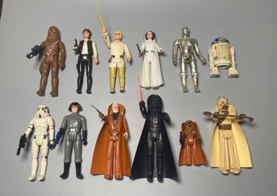 Vintage Star Wars Kenner First 12 Action Figures Read | eBay