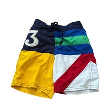 Polo Ralph Lauren Swim Trunks Kids Multicolor Colorblock Big Pony 3 SIZE 5