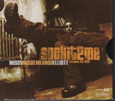 CD - MISSY MISDEMEANOR ELLIOTT FT DA BRAT - SOCK IT 2 ME 4 Track Hip Hop  #87#