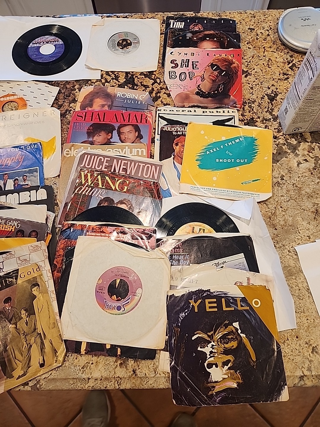 Records All Over Wholesale box lot of over 100 45 RPM records | eBay