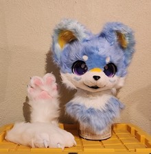 fursuit head, neck, paws, cosplay