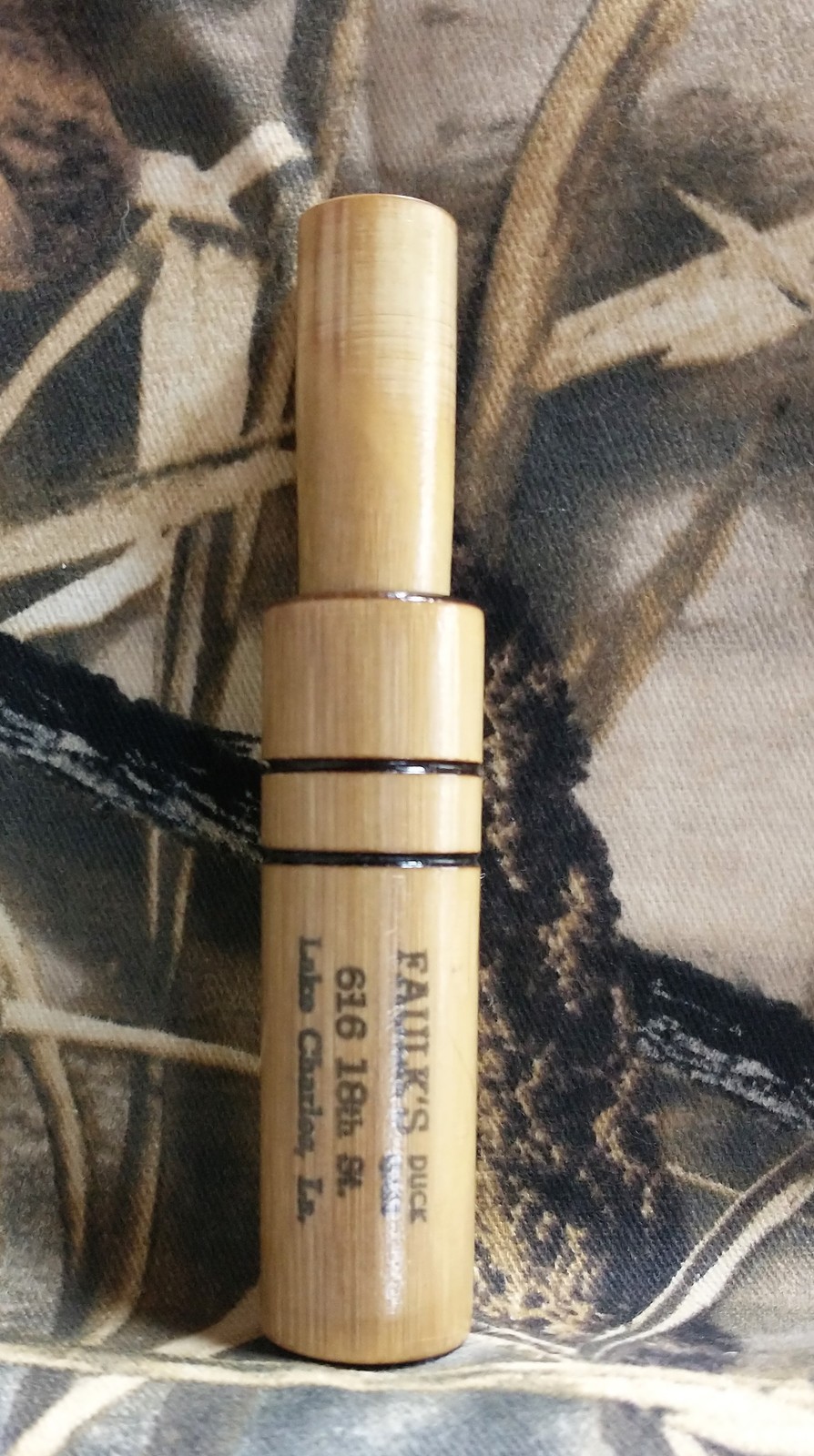 Faulk's Game Call   CA-11    Cane Duck Call