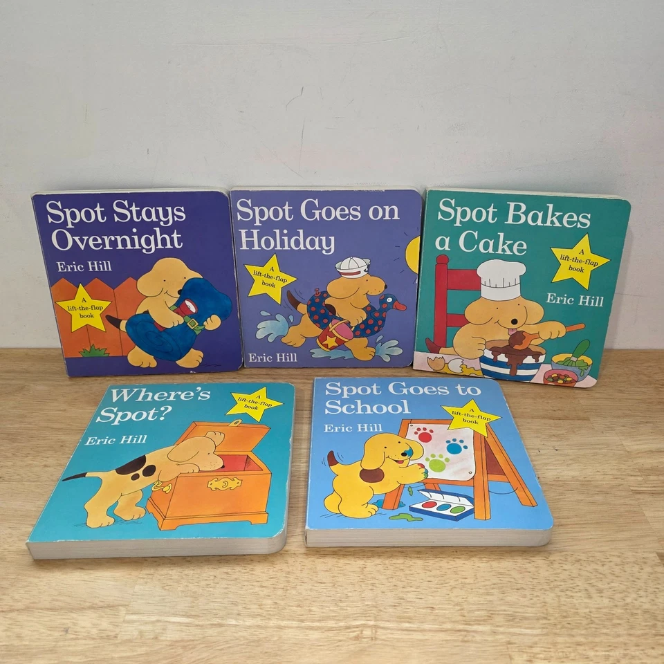 Spot’s Library of Fun 5 Book Box Set by Eric Hill Lift-the-Flap Board Books - Image 2 of 4