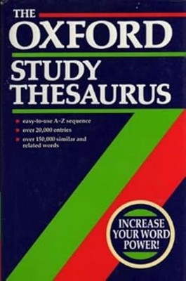 The Oxford Study Thesaurus Hardcover Alan Spooner