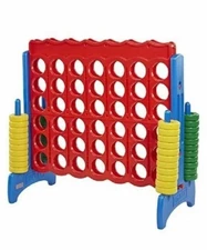 ECR4Kids 4 To Score Jumbo Game includes CATCH NET, CARRYING STORAGE BAG EUC