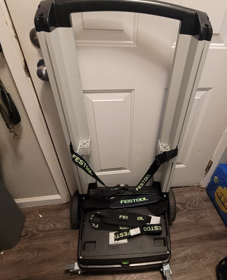 Festool 498660 Sys-Roll 100 Systainer & Storage Transport Dolly + Extra Straps