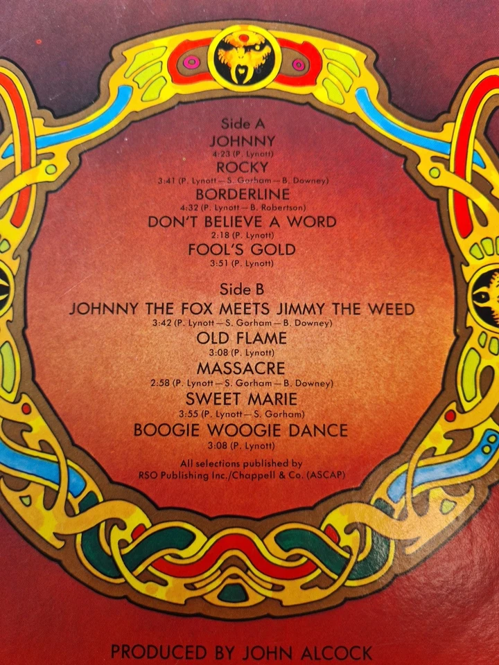 Thin Lizzy - Johnny The Fox - Mercury - SRM1119 - Import - USA - 1976 - EX - - Image 3 of 4