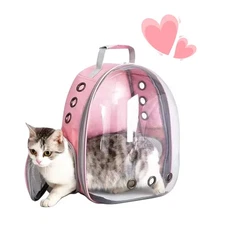 Cat Backpack Bubble, Cats and Dogs Pet Carrier Hard, Suitable for Cats Travel...