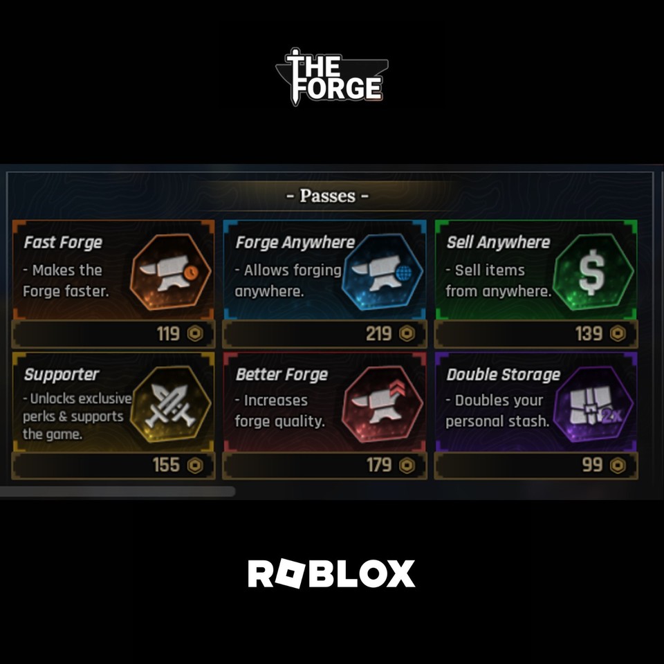 THE ROBLOX GAMEPASSES REROLLS CASH PACKS PASSES