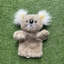 Vintage 1986 Koala Bear Hand Puppet Soft Plush Toy 10" Long