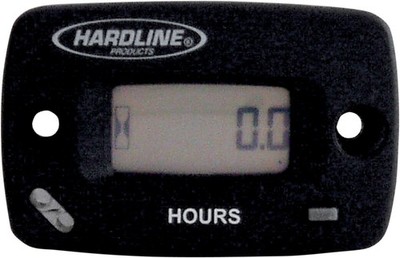 Hardline Resettable Hour Meter/Tachometer with Log Book Motorcycle HR-8067-2